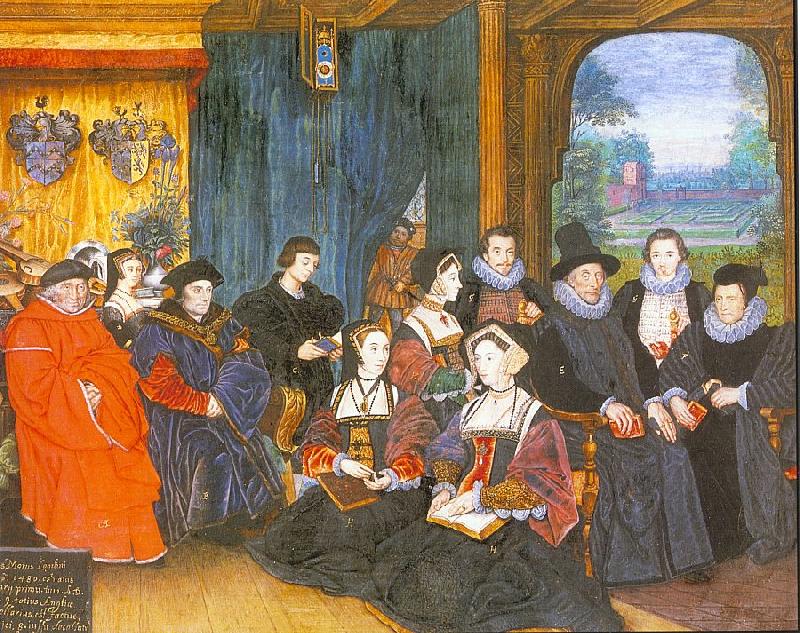 Lockey, Rowland Sir Thomas More with his Family oil painting picture